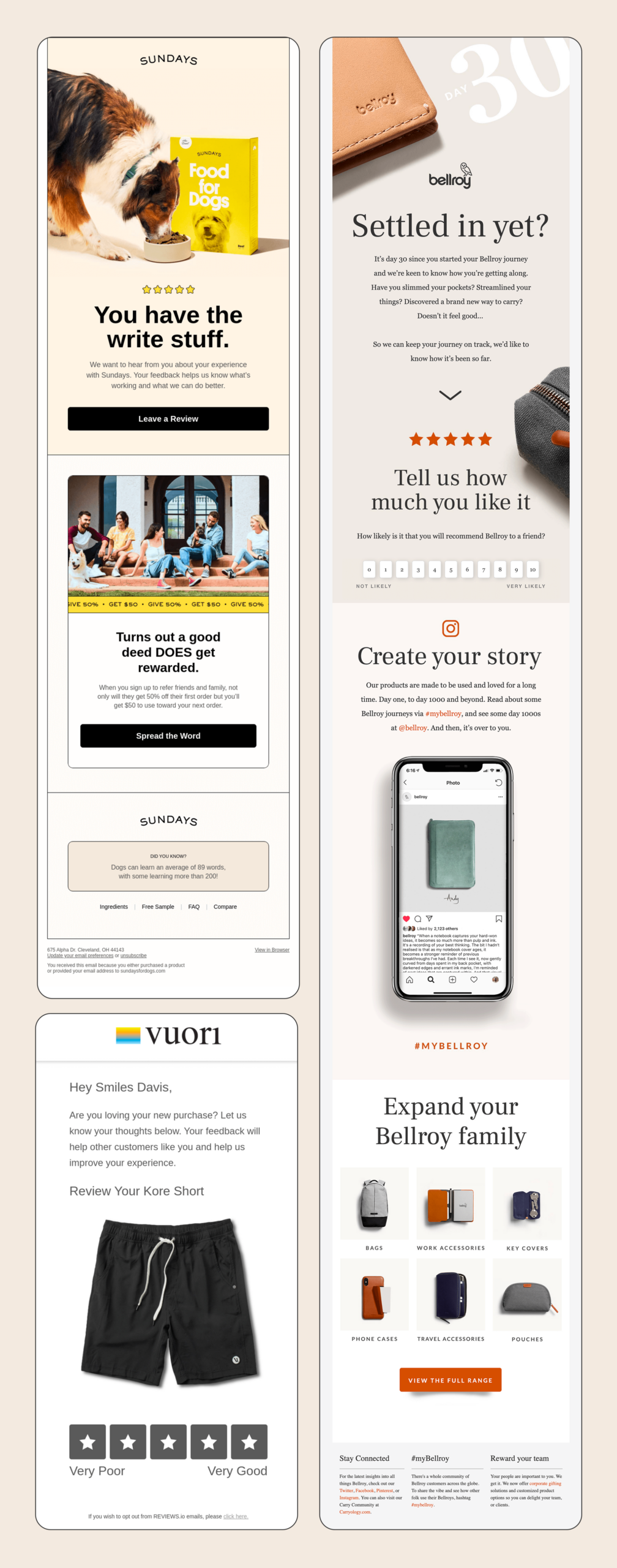 Review and UGC Flow Example